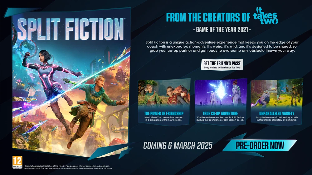 „Split Fiction“ – „PlayStation 5“
