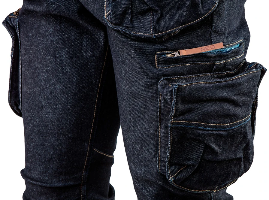 Spodnie Darbo kelnės Neo Denim, mėlynos