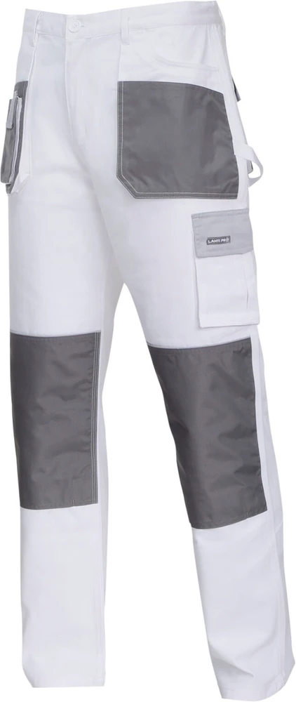 Lahti Pro Kelnės Baltos ir pilkos kelnės, 100 % medvilnė, „xl (56)“, ce, lahti