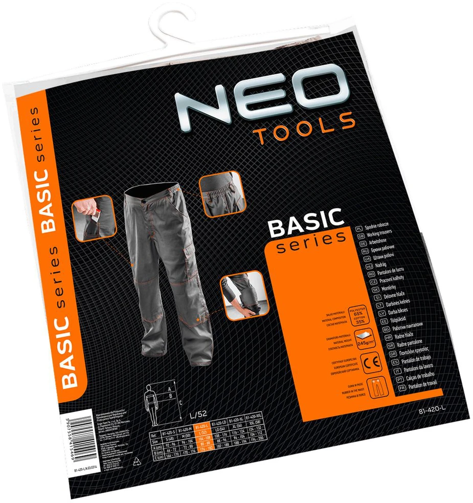 Spodnie Darbinės kelnės Neo Tools