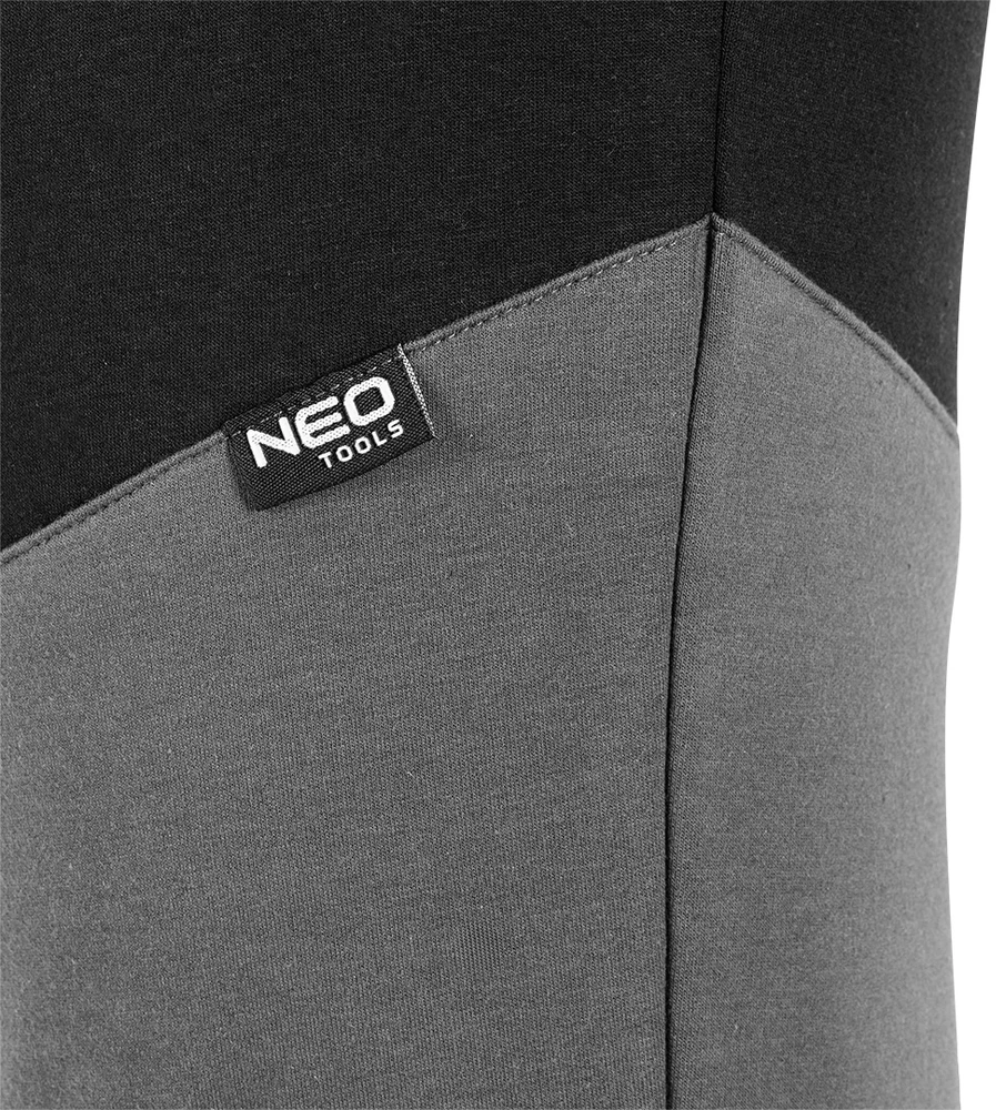 Neo Kelnės COMFORT sportinės kelnės, juodos ir pilkos, XXXL dydis