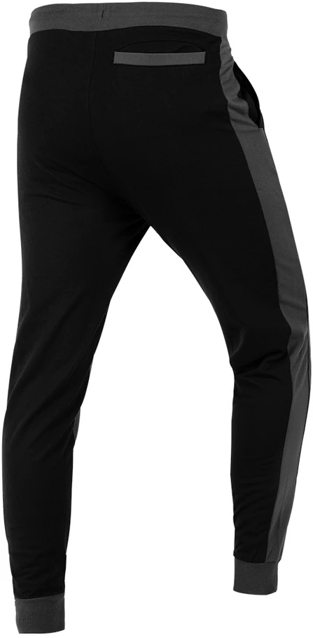 Spodnie Kelnės COMFORT sportinės kelnės, pilkos ir juodos, XL dydis