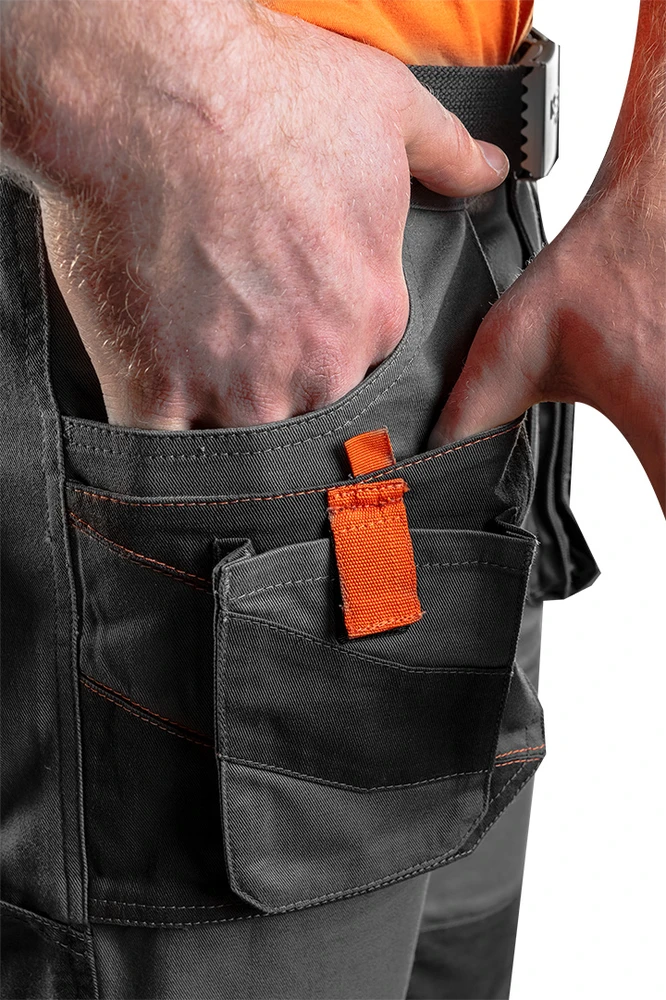 Neo Tools Kelnės COTTON Aptemptos darbo kelnės, 100 % medvilnė, XXXL dydis