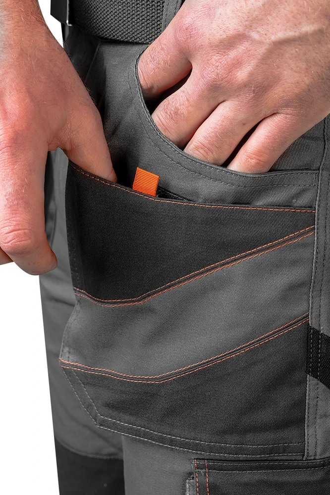 Neo Tools Kelnės COTTON Aptemptos darbo kelnės, 100 % medvilnė, XXXL dydis