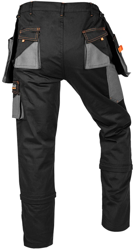 Neo Tools Kelnės HD Slim darbo kelnės, nuimamos kišenės, XXXL dydis