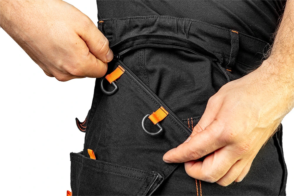 Neo Tools Kelnės HD Slim darbo kelnės, nuimamos kišenės, XXL dydis
