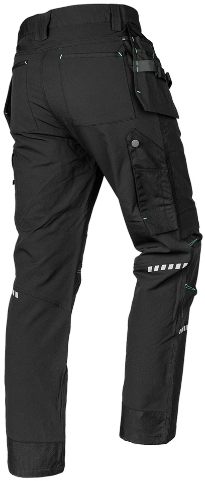 Juodos Mix&Match darbo kelnės su kišenėmis