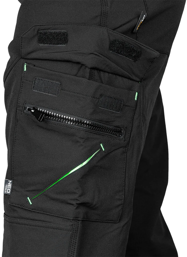 Neo Tools Darbo kelnės Mix&amp;Match, juodos, XS dydis