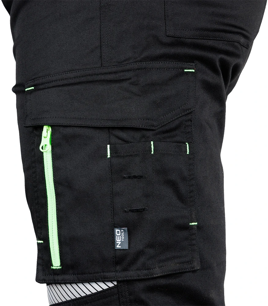Neo Tools Darbo kelnės Mix&amp;Match, juodos, dydis L