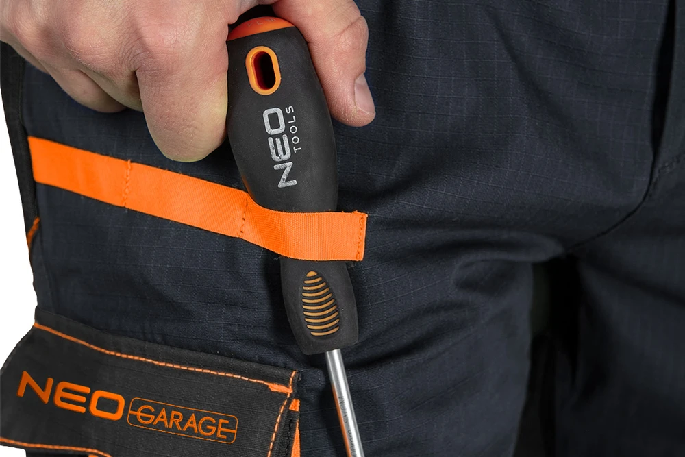 Spodnie Kelnės „Neo Garage“ darbo kelnės, 100 % plyšimui atsparios medvilnės, XS dydis