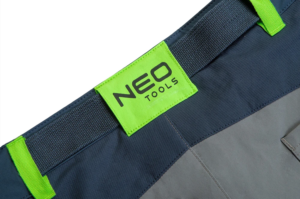 Neo Tools Kelnės PREMIUM darbo kelnės, 4 kryptimis tempiamos, XXXL dydis