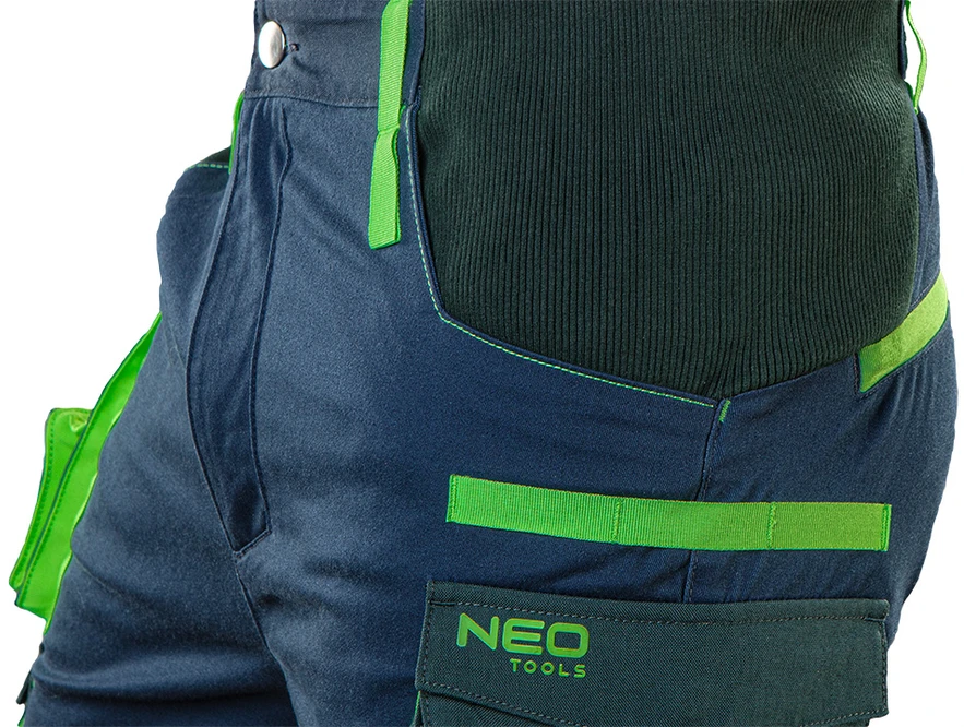 Neo Tools Darbo kelnės Neo Premium, mėlynos/žalios