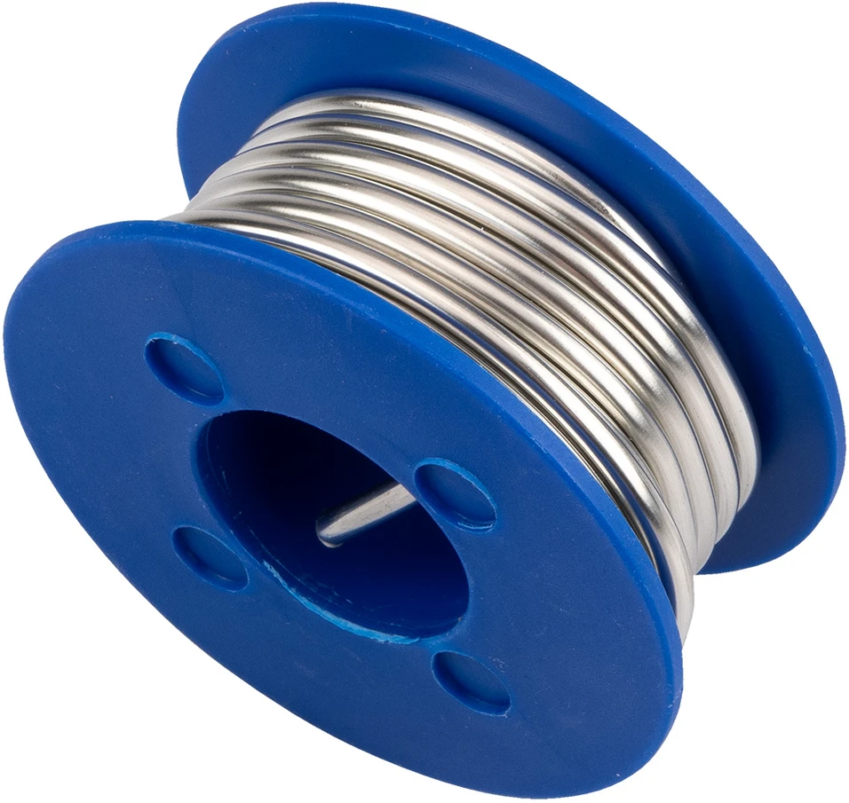 Cynel Spoiwo Litavimo užpildo metalas 97 % Sn, 3 % Cu, viela 2,5 mm, 100 g
