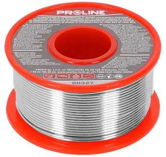Spoiwo Lydmetalis 60/40/2,5 % fi = 1,00 mm ritė 100 g prolino