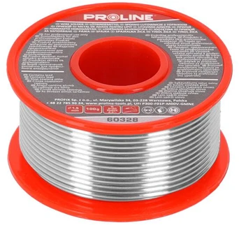 Spoiwo Lydmetalis 60/40/2,5 % fi = 1,50 mm ritė 100 g prolino
