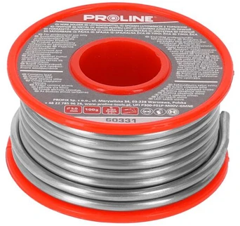 Spoiwo Lydmetalis 60/40/2,5 % fi = 3,00 mm ritė 100 g prolino