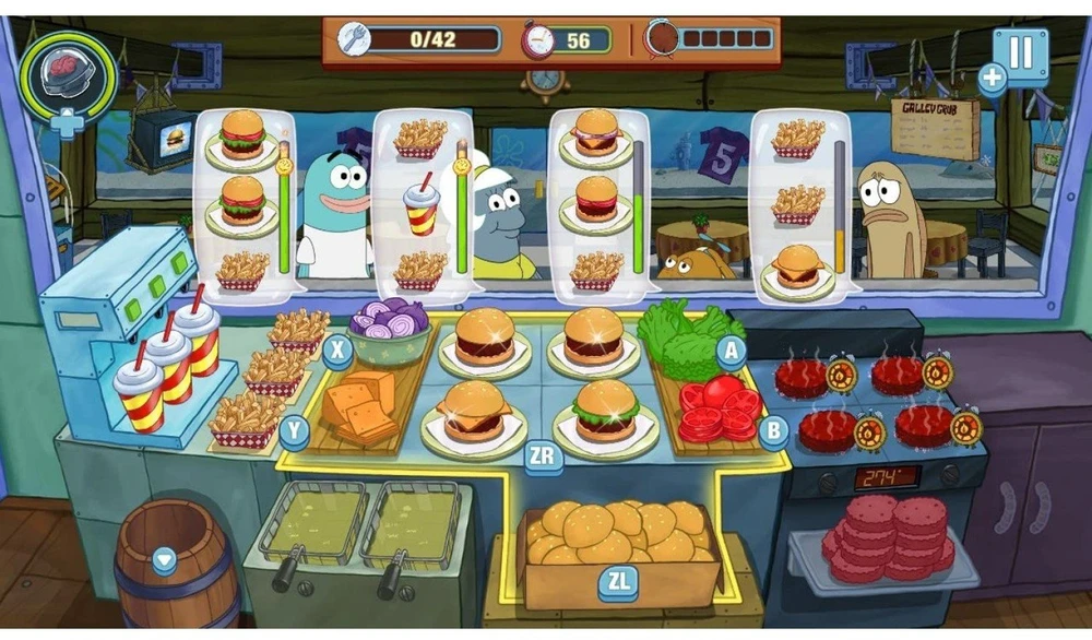 SpongeBob: Kempiniukas Plačiakelnis: Krusty Cook-off (Kodas dėžutėje) – Nintendo Switch