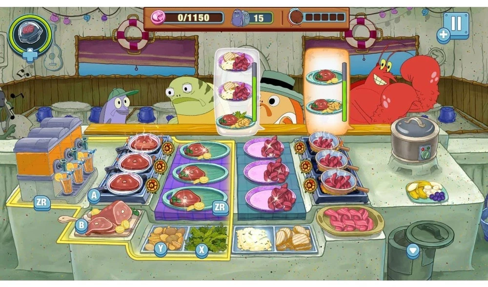 SpongeBob: Kempiniukas Plačiakelnis: Krusty Cook-off (Kodas dėžutėje) – Nintendo Switch