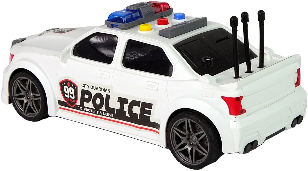 Lean Toys Policijos Sportinis Automobilis 1:16 su Garsu