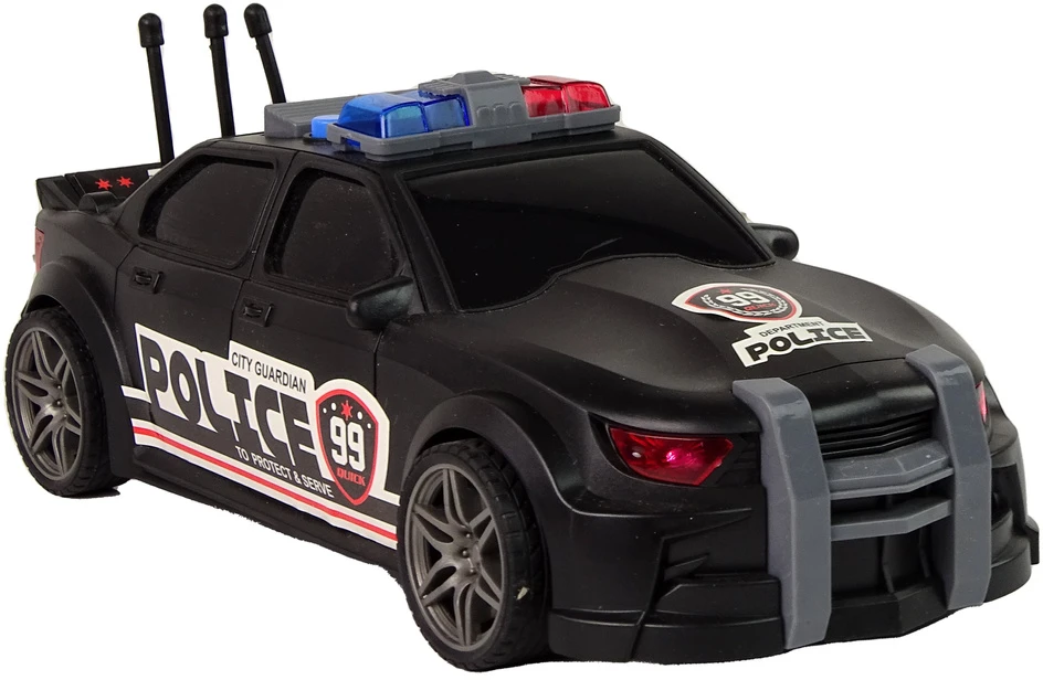 Lean Toys Policijos sportinis automobilis 1:16 su garsu