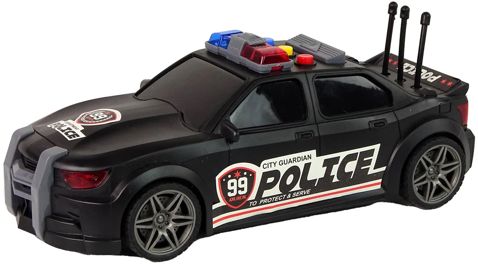 Lean Toys Policijos sportinis automobilis 1:16 su garsu