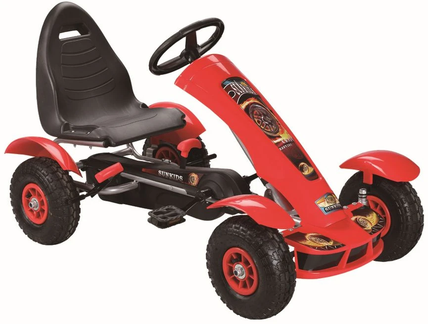 Lean Cars Pedalinis kartingas F618 raudonas