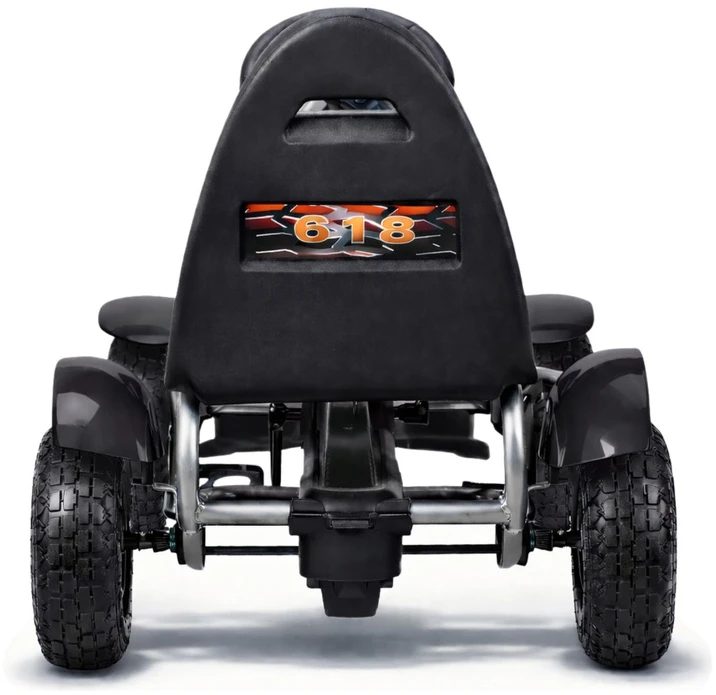 Lean Cars Kartingas su pedalais F618 juodas 113 cm