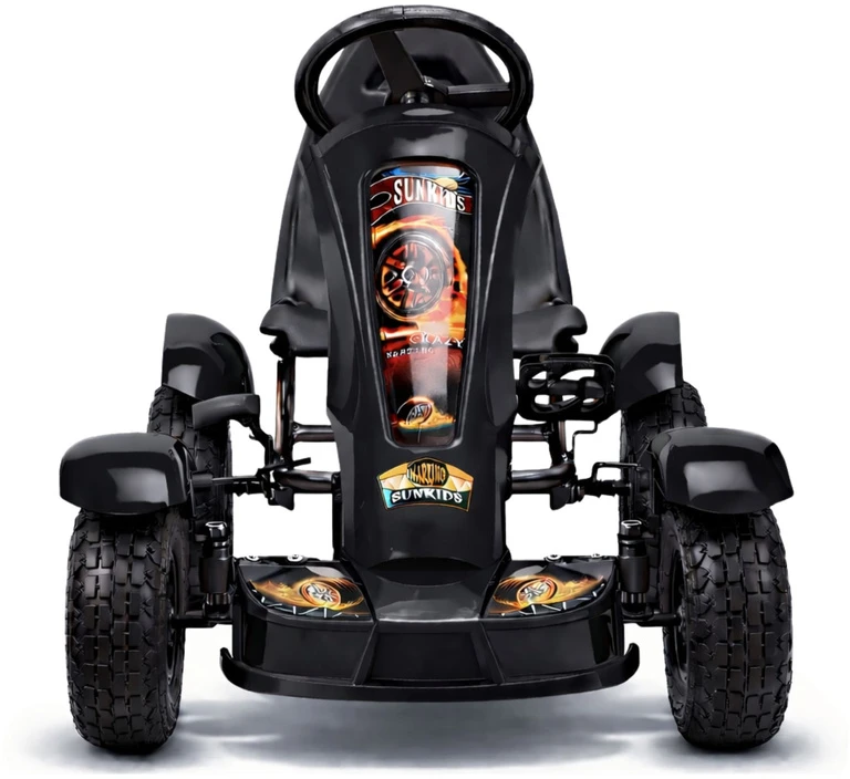 Lean Cars Kartingas su pedalais F618 juodas 113 cm