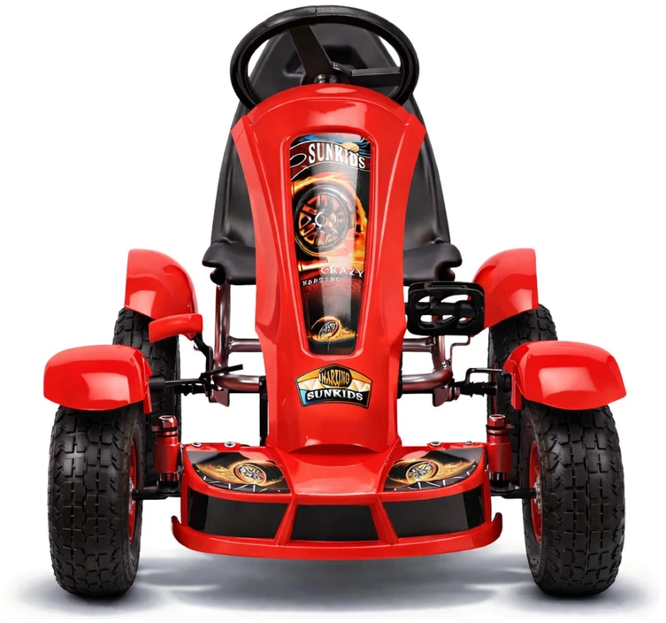 Lean Cars Pedalinis kartingas F618 raudonas