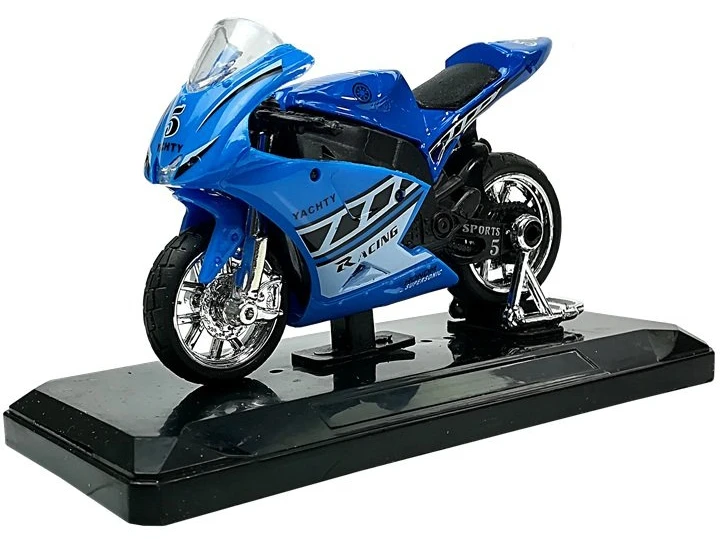 Lean Toys Žaislinis sportinis motociklas su garsais
