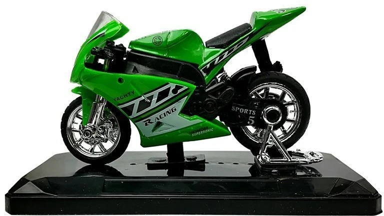 Lean Toys Žaislinis sportinis motociklas su garsais