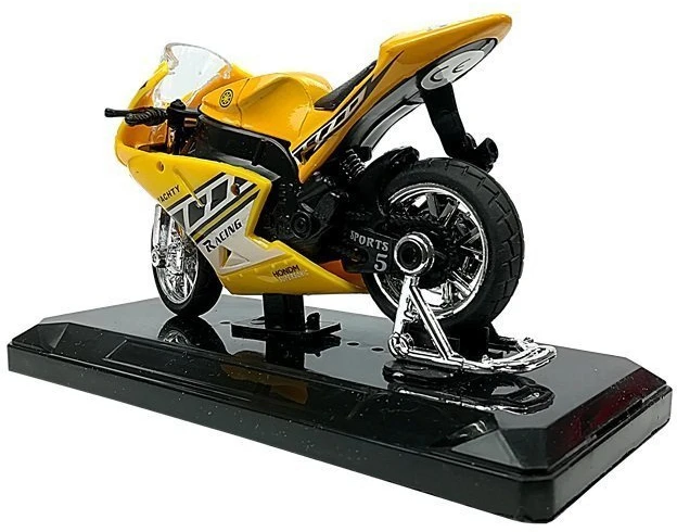 Lean Toys Žaislinis sportinis motociklas su garsais