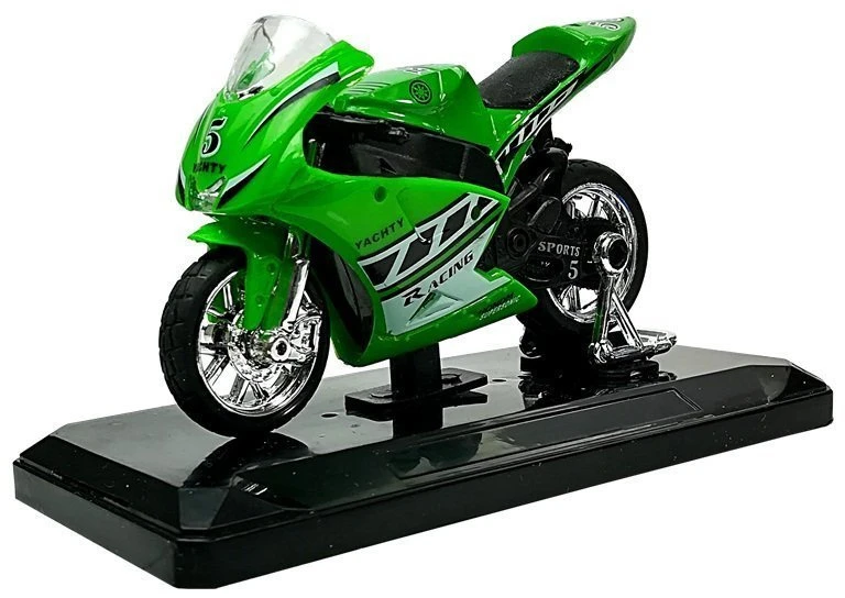 Lean Toys Žaislinis sportinis motociklas su garsais