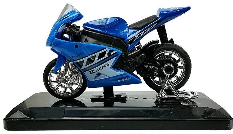 Lean Toys Žaislinis sportinis motociklas su garsais