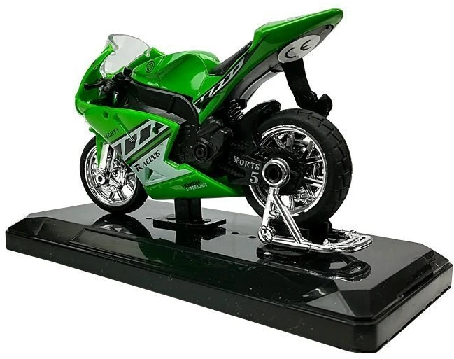 Lean Toys Žaislinis sportinis motociklas su garsais