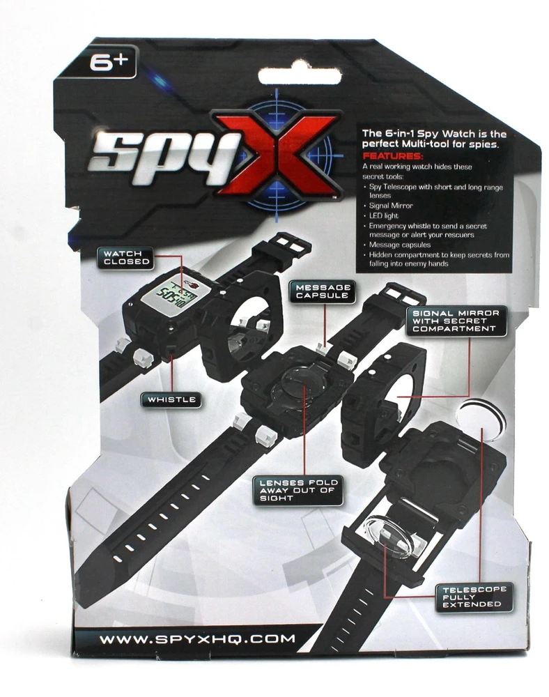 „SpyX“ – 6 viename šnipinėjimo laikrodis (20210)
