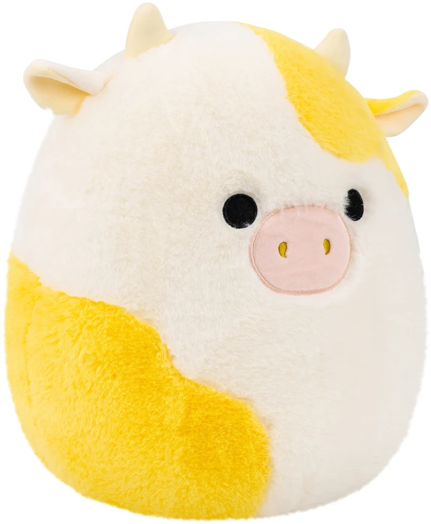 SQUISHMALLOWS Pliušinis žaislas - Geltona karvytė, 30 cm