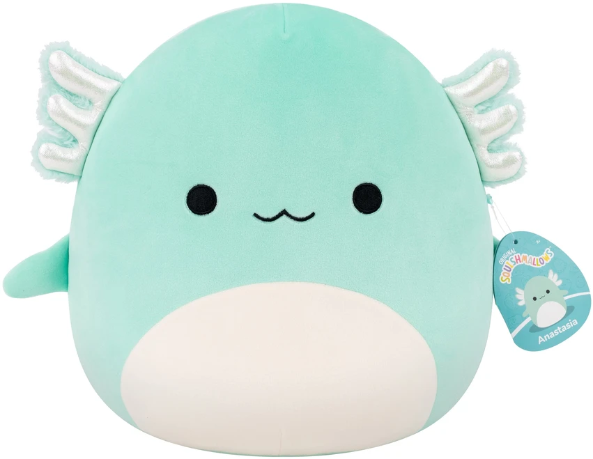 SQUISHMALLOWS Pliušinis žaislas - Aksolotlis: Anastasia, 30 cm