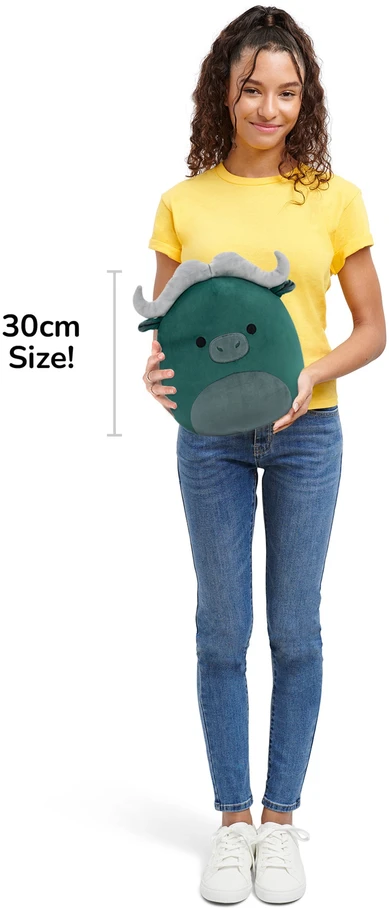 SQUISHMALLOWS P25 Pliušinis žaislas - Mielas buivolas, 30 cm