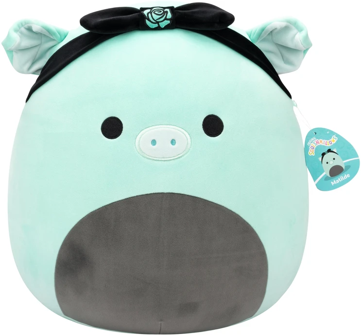 Squishmallows Minkšti saldainiai - 40 cm - Matilde Teal Pig