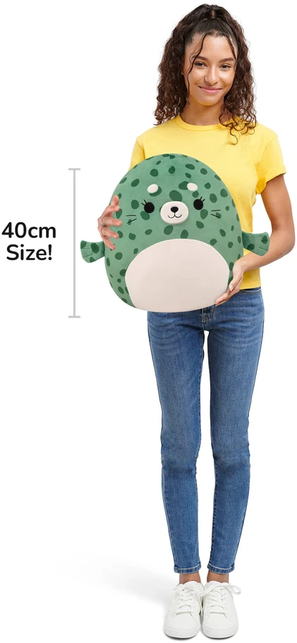 SQUISHMALLOWS Pliušinis žaislas - Mielas ruonis, 40 cm