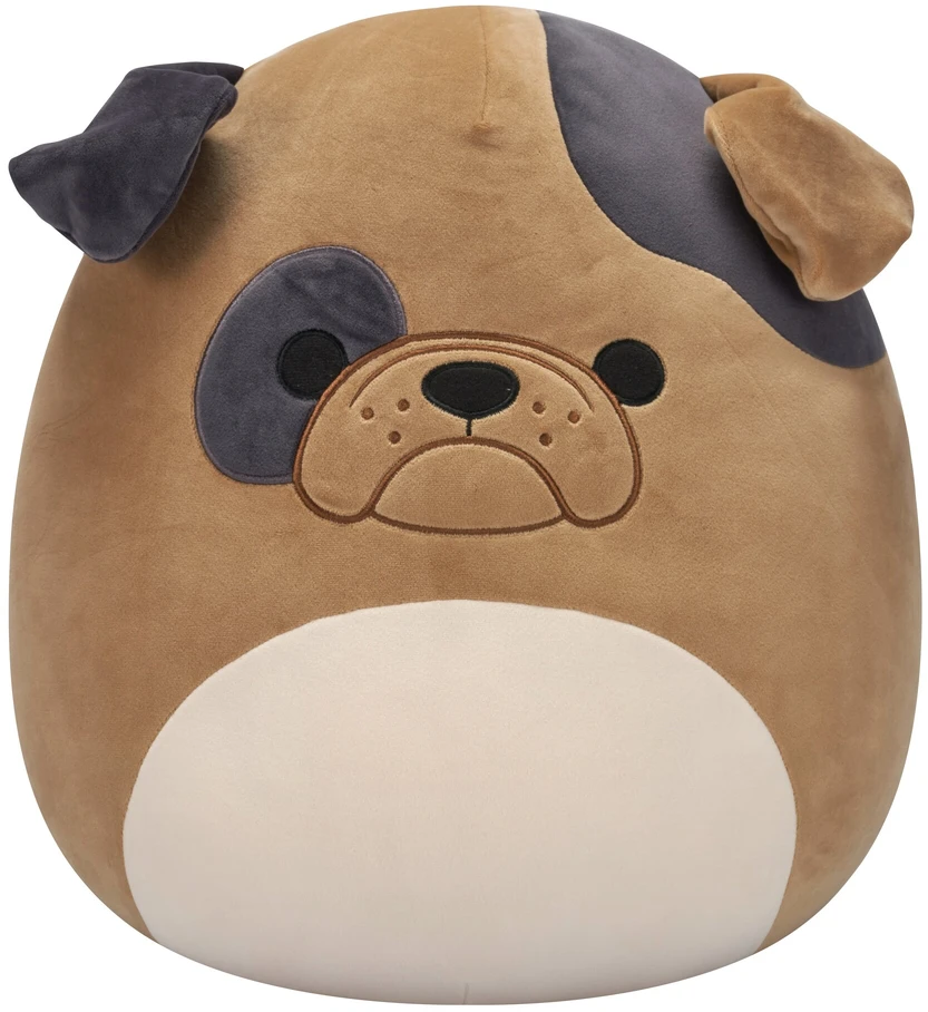 SQUISHMALLOWS Pliušinis žaislas - Buldogas, 40 cm