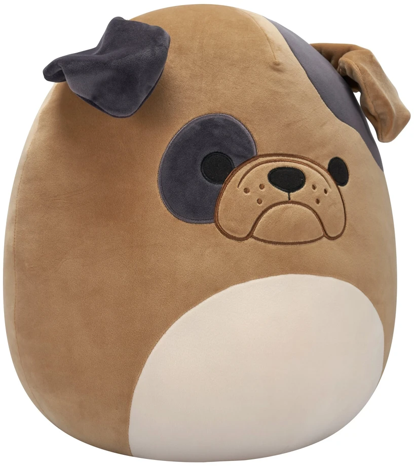 SQUISHMALLOWS Pliušinis žaislas - Buldogas, 40 cm