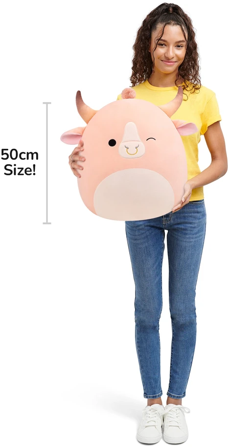 SQUISHMALLOWS Pliušinis žaislas - Bulius, 50 cm