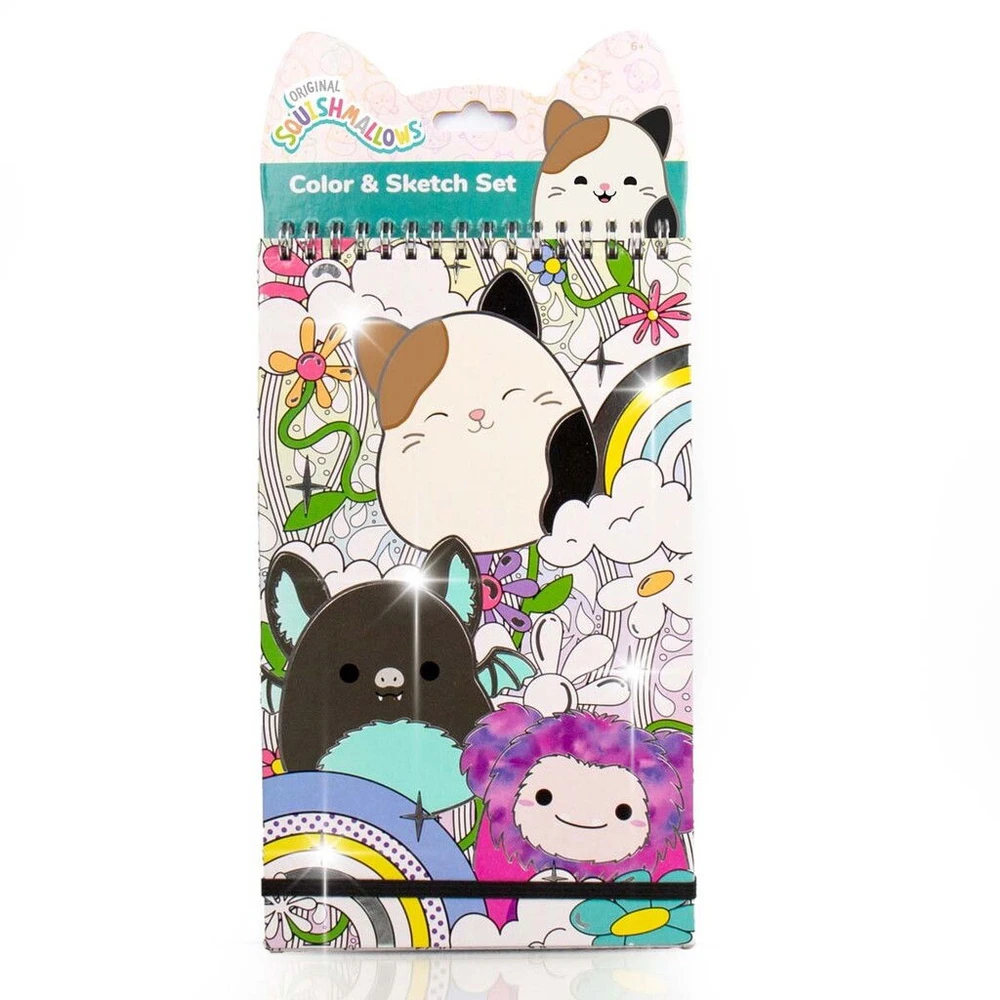 „Squishmallows“ – spalvinimo ir eskizų knygelė – (333-232620)