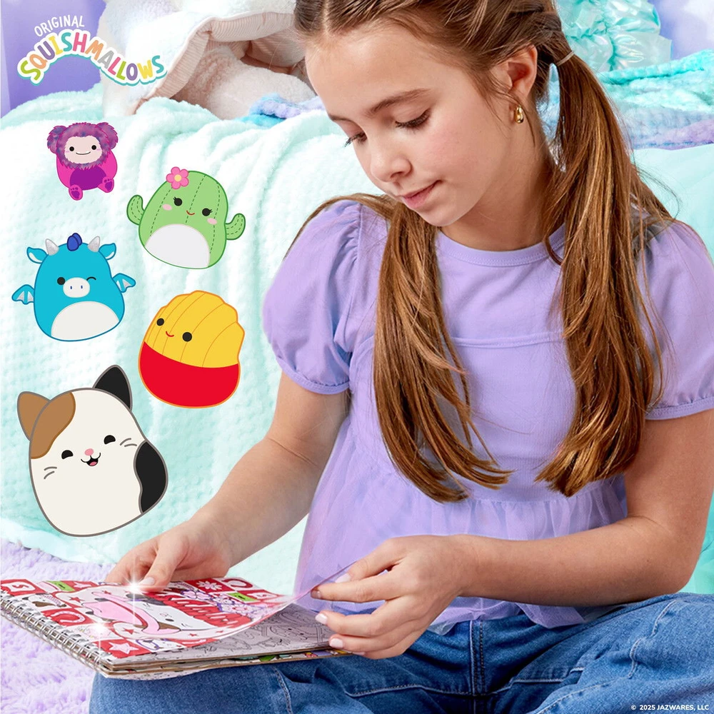 „Squishmallows“ – spalvinimo ir eskizų knygelė – (333-232620)