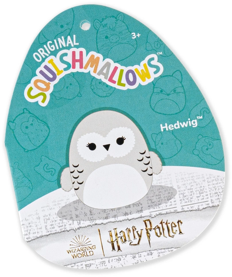 SQUISHMALLOWS Haris Poteris: Pliušinis žaislas - Pelėda, 20 cm