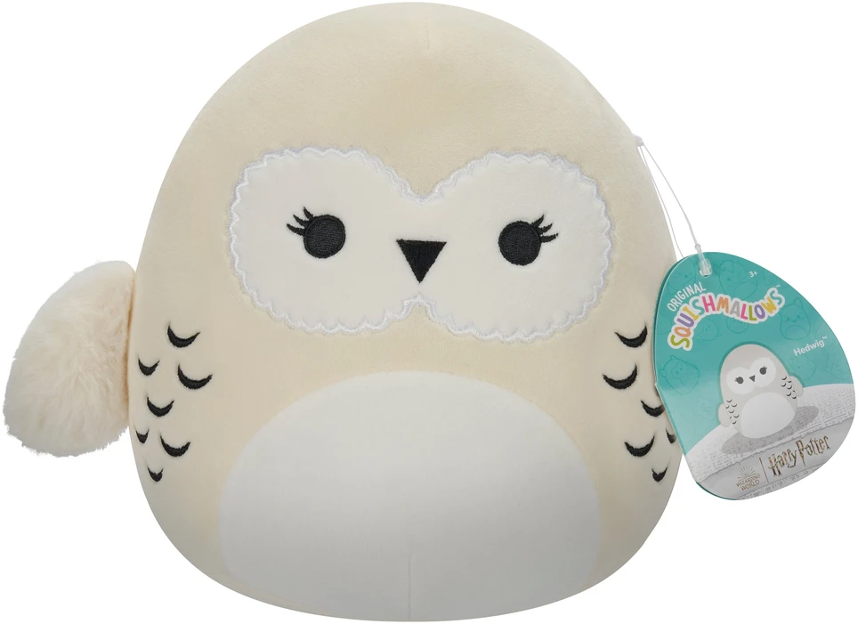SQUISHMALLOWS Haris Poteris: Pliušinis žaislas - Pelėda, 20 cm