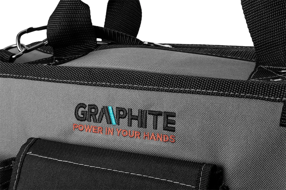 Graphite Średnia „Energy+“ vidutinio dydžio įrankių krepšys