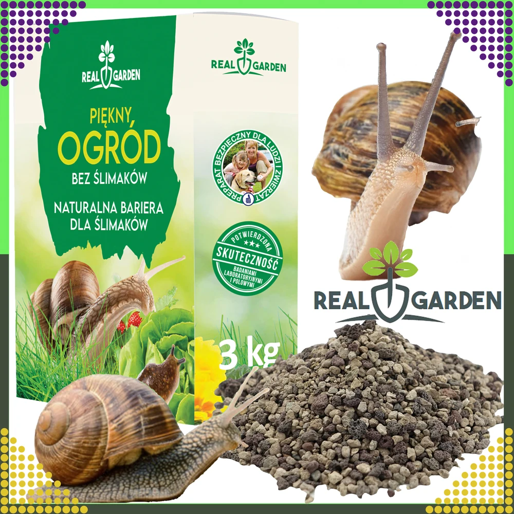 Środek Sraigių atbaidymo priemonė nuo sraigių 3kg